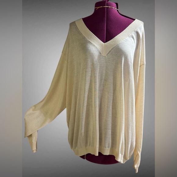 Women’s Long Sleeve Light Weight V-Neck Sweater by A New Direction NWT - Picture 11 of 14